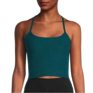 Beyond Yoga Spacedye Slim Racerback Crop Tank Stellar Blue